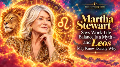 Martha Stewart & Leo Zodiac Sign