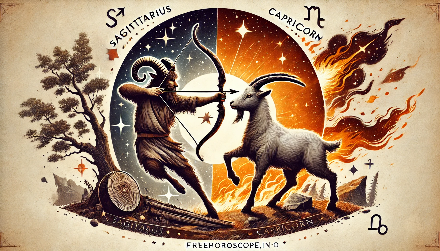 Sagittarius and Capricorn Love Compatibility - FreeHoroscope.info