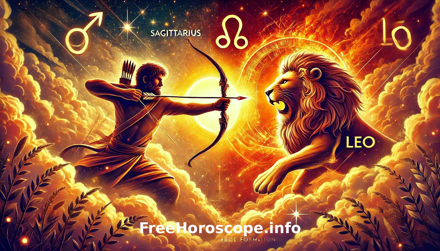 Sagittarius and Leo Love Compatibility - FreeHoroscope.info