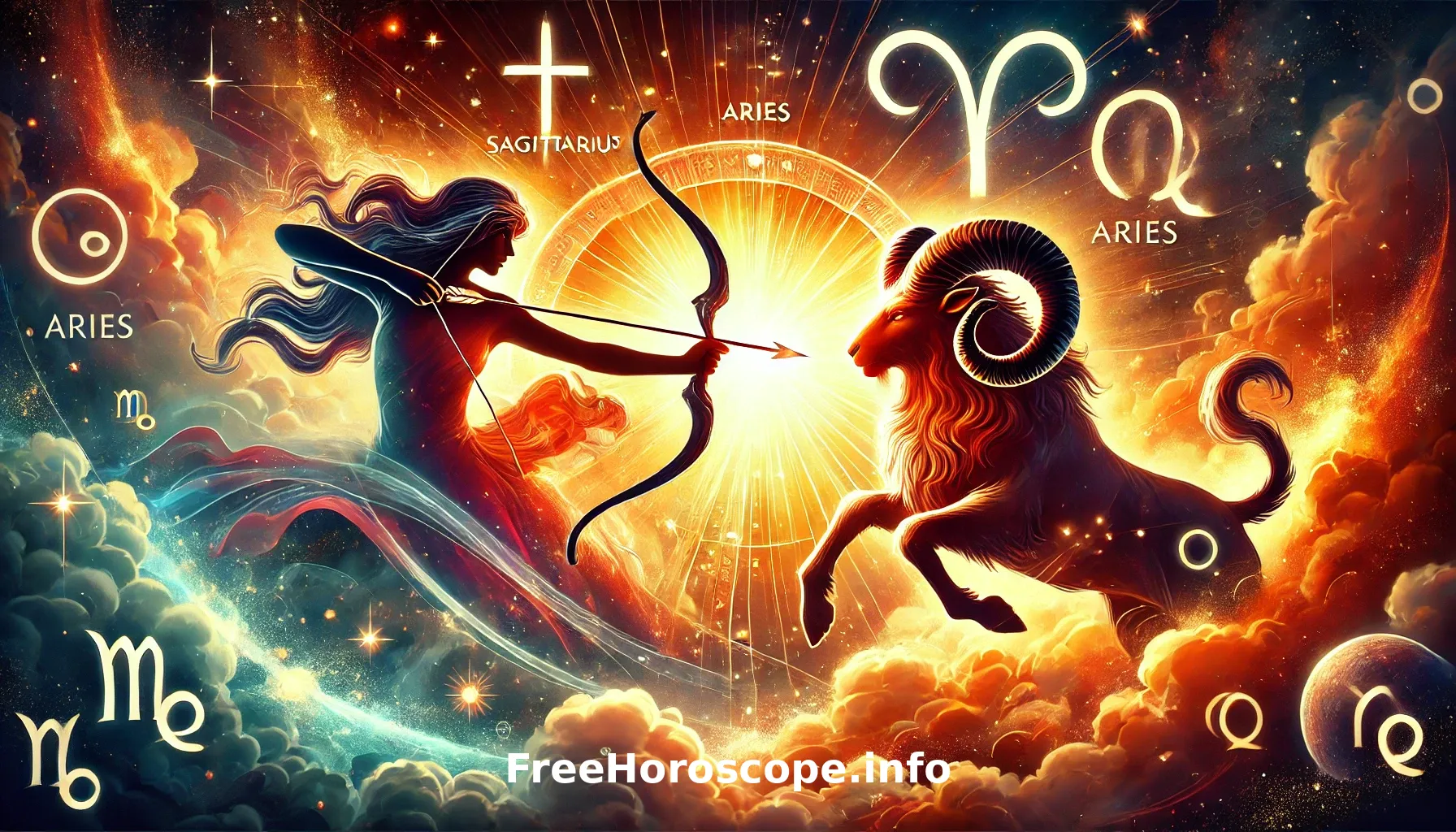 Sagittarius and Aries love compatibility - FreeHoroscope.info