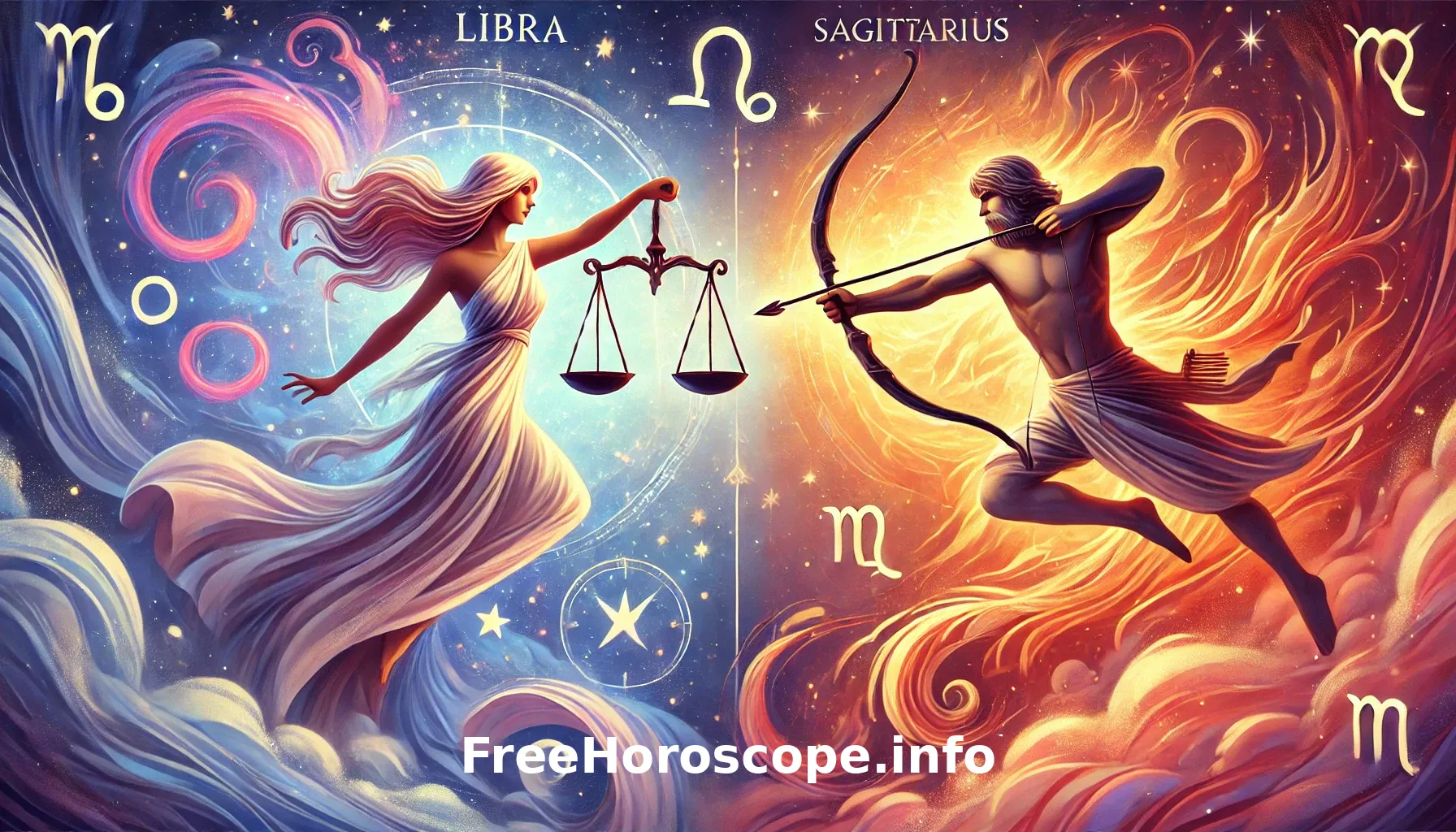 Libra and Sagittarius Love Compatibility - FreeHoroscope.info