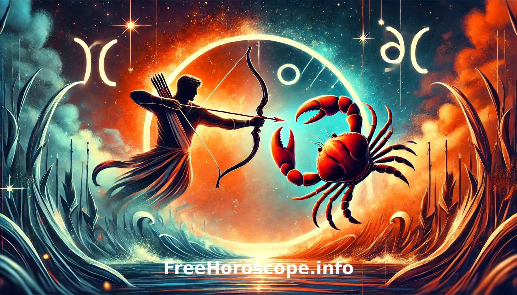 Sagittarius and Cancer Love Compatibility - FreeHoroscope.info