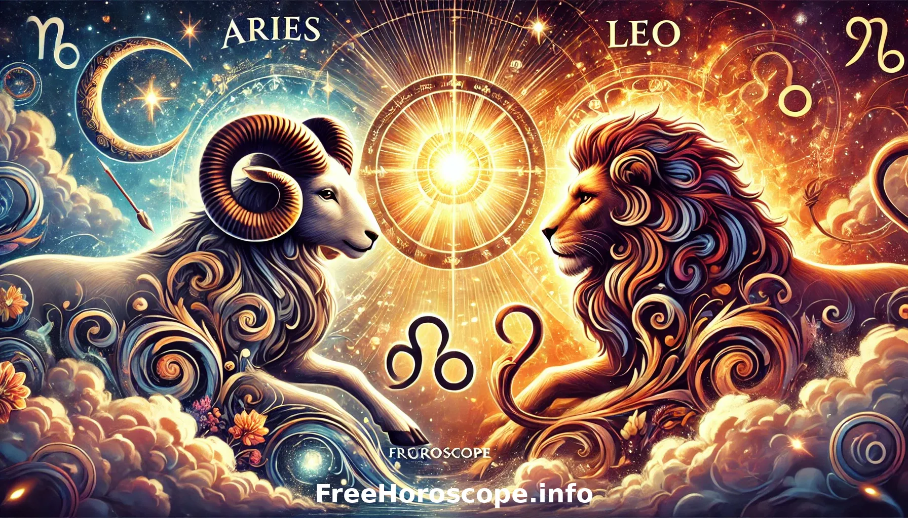 Aries and Leo love compatibility