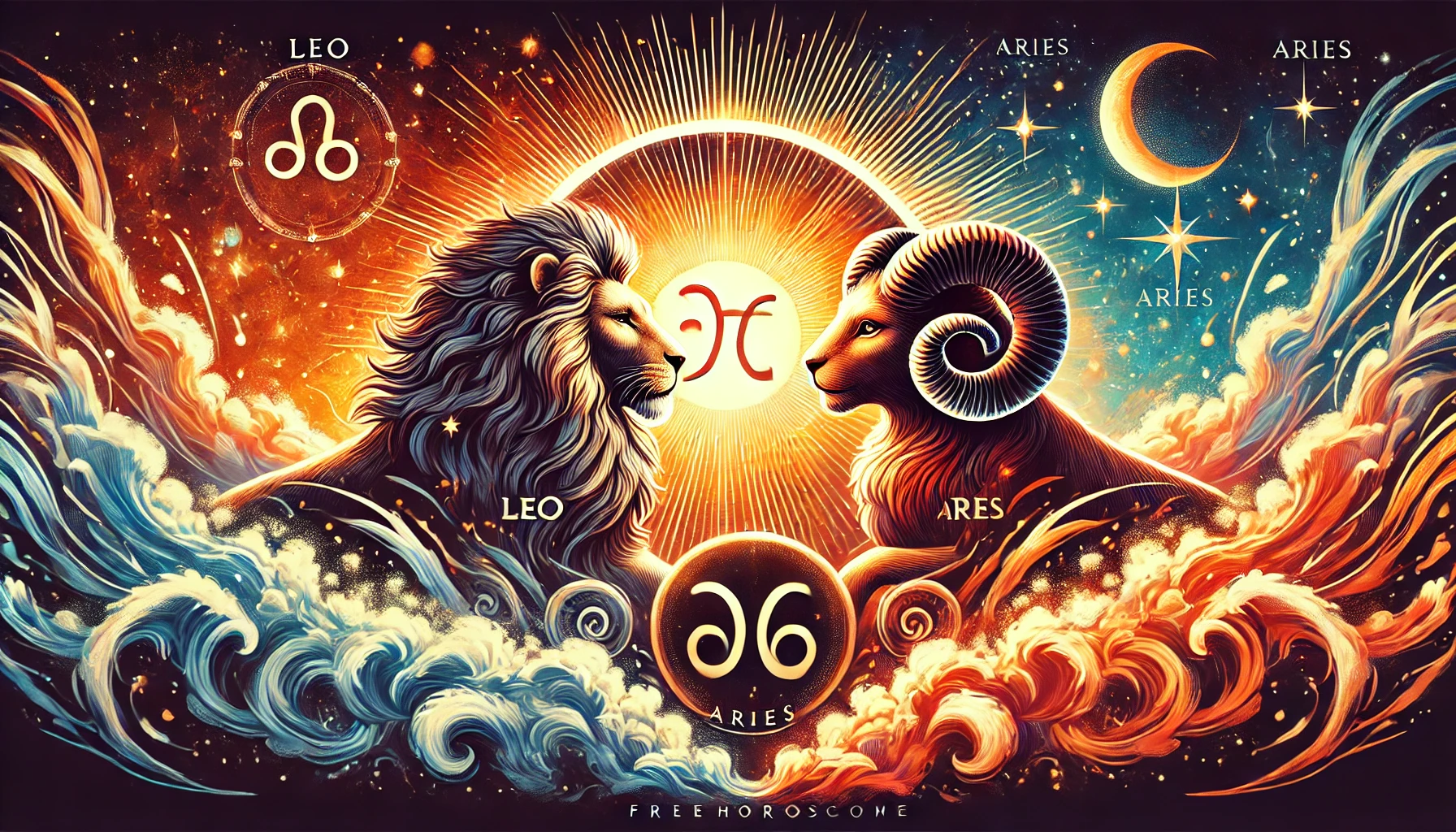 Leo and Aries love compatibility - FreeHoroscope.info