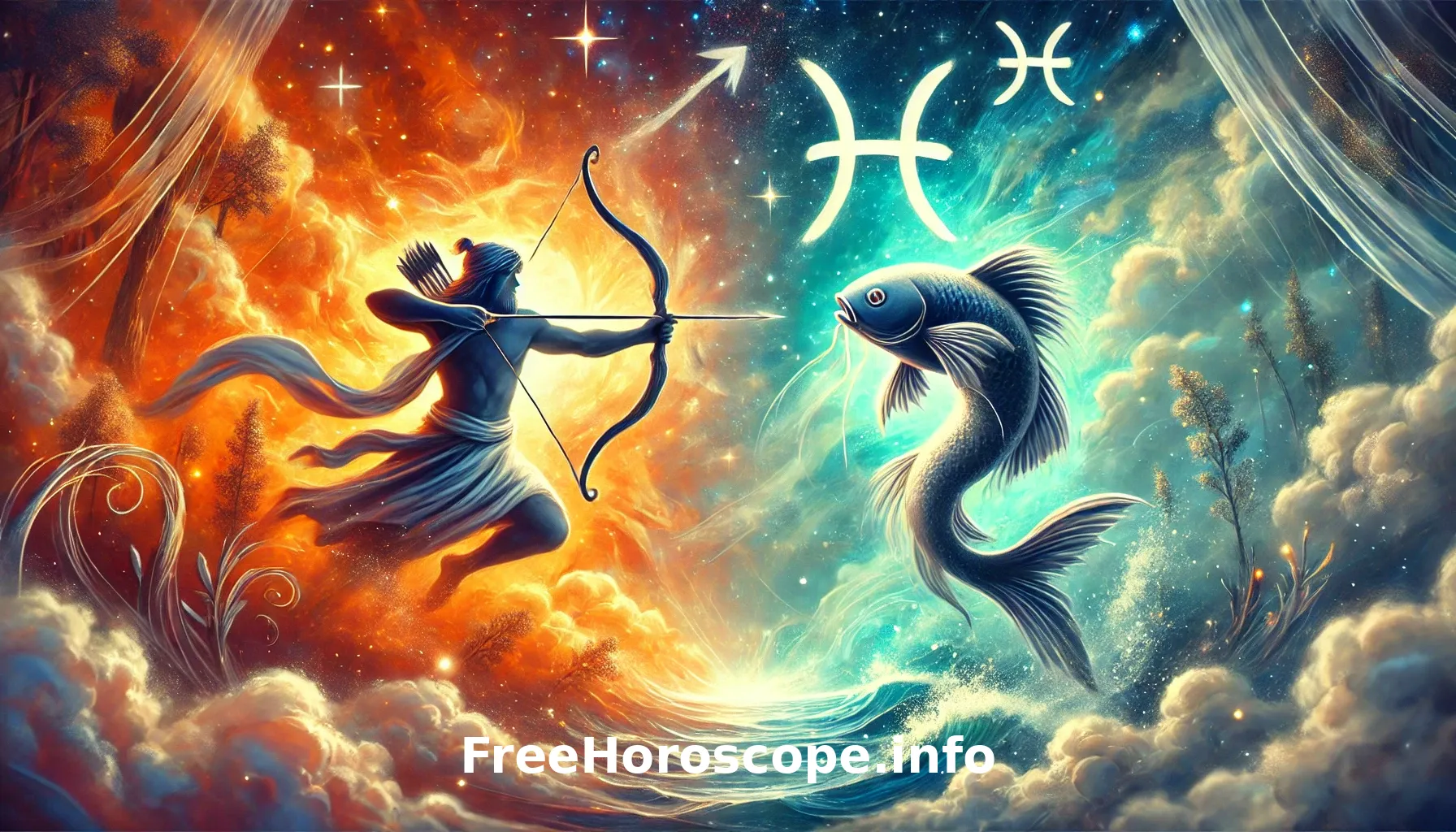 Sagittarius and Pisces Love Compatibility - FreeHoroscope.info