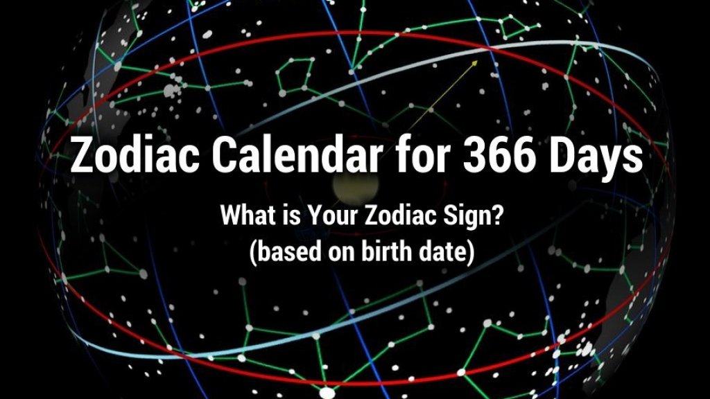 zodiac signs months and dates